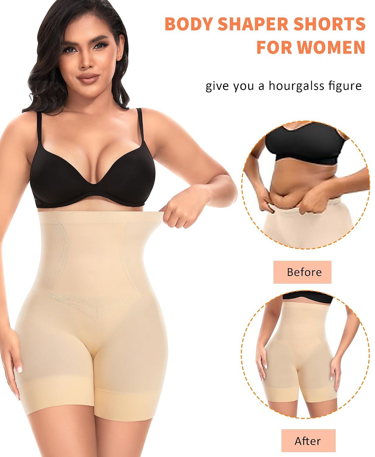 Werena High Waisted Tummy Control Shapewear Shorts — image 7