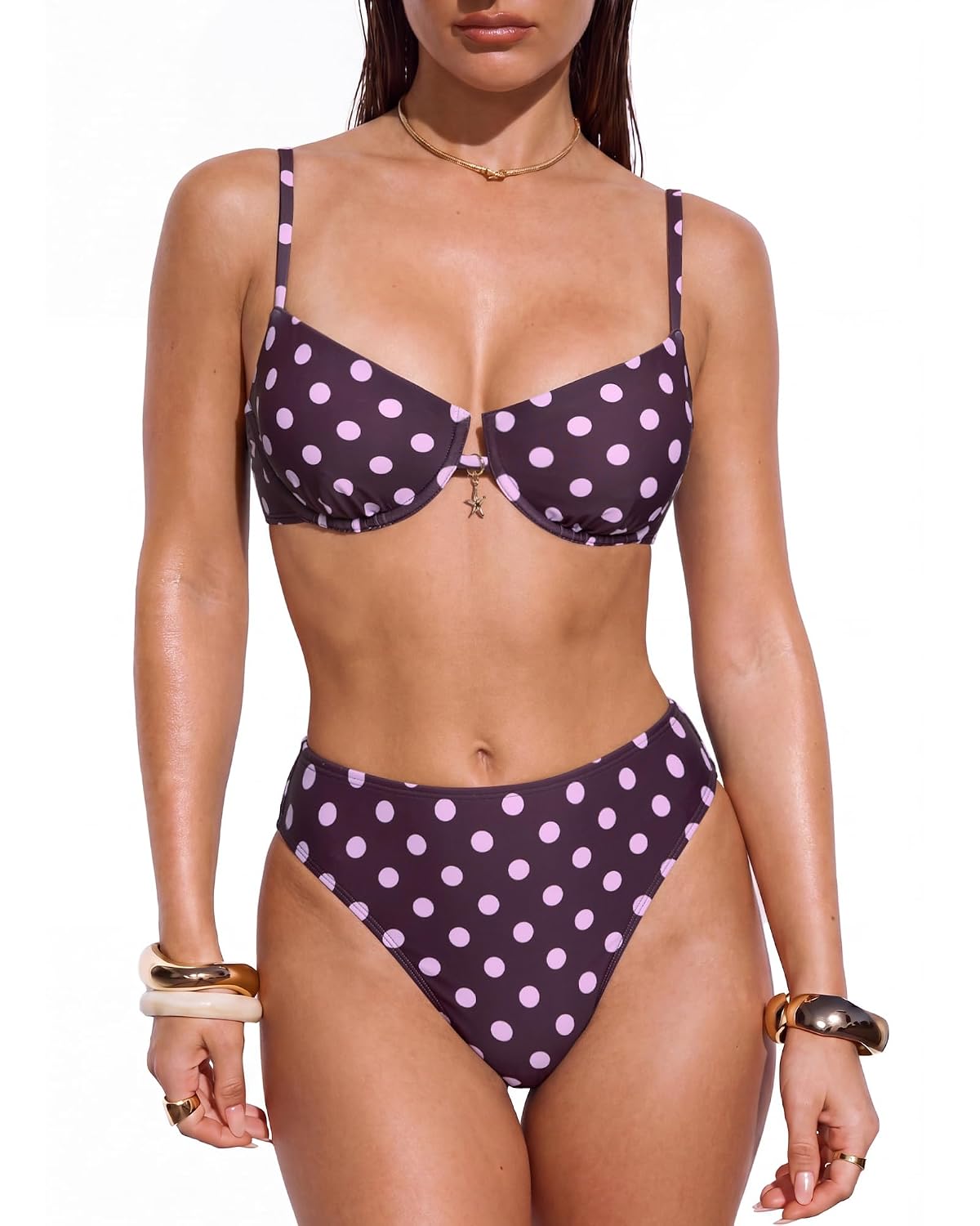 SUUKSESS High Waisted Underwire Bikini Set — image 8