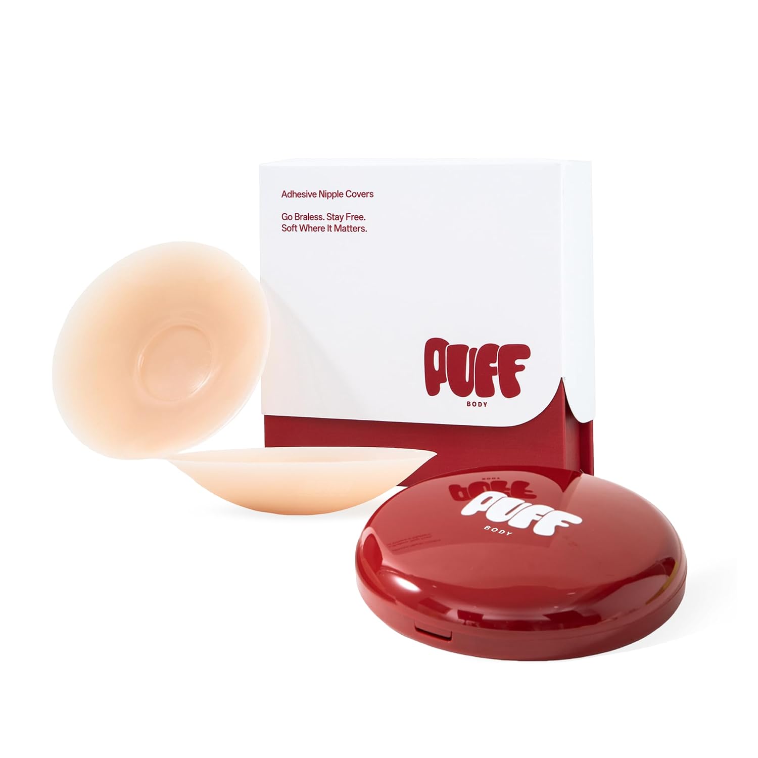 PUFF BODY Reusable Silicone Nipple Covers Pasties