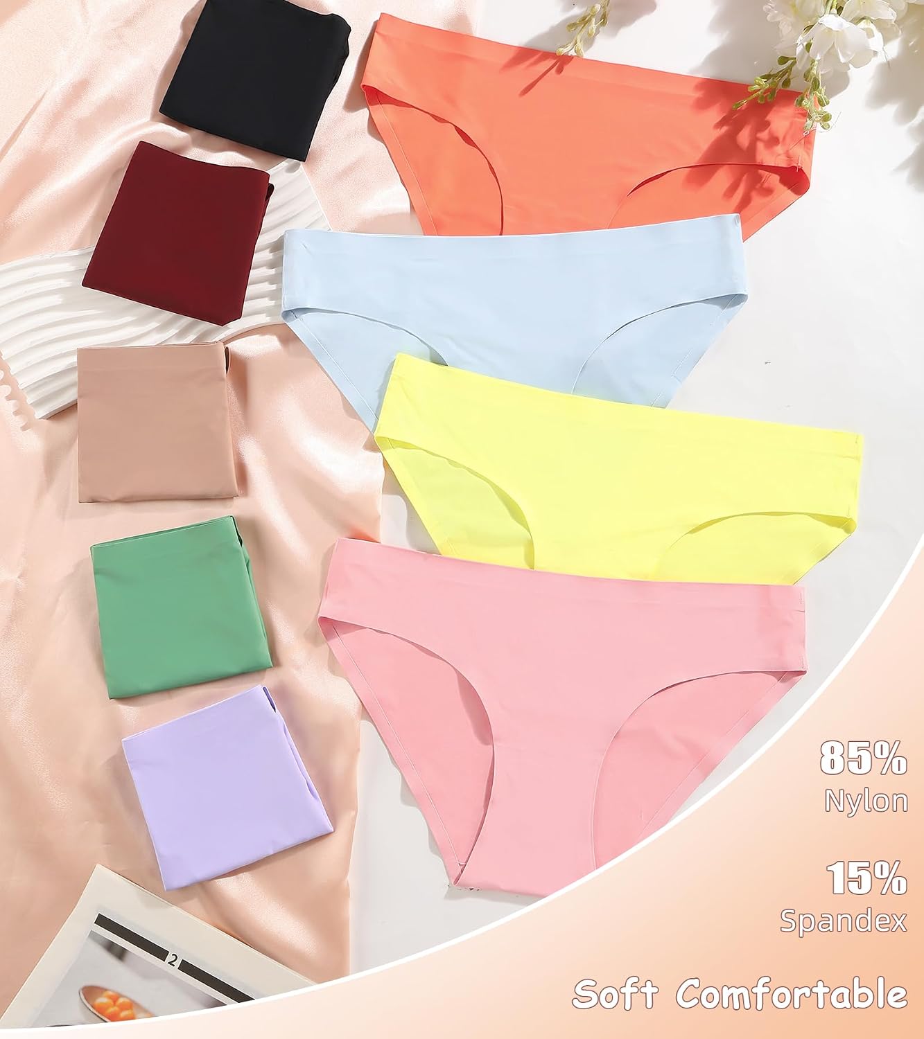 neikuxia Seamless No Show Hipster Panties Pack — image 6