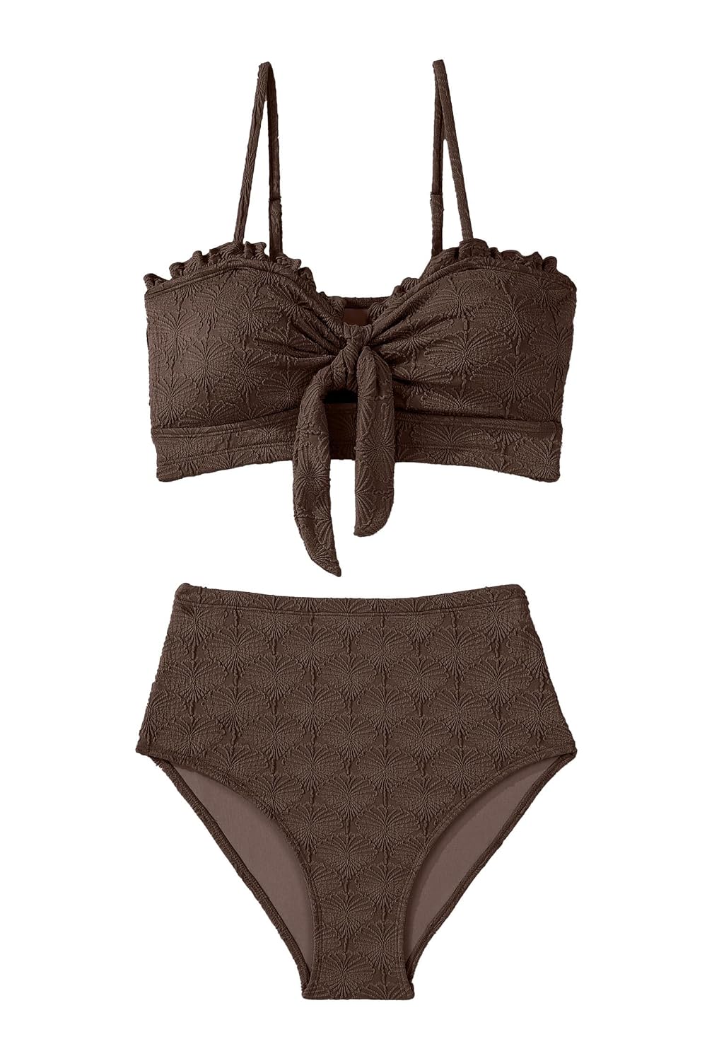 Herseas Seashell Textured Knotted Bikini Set — image 4