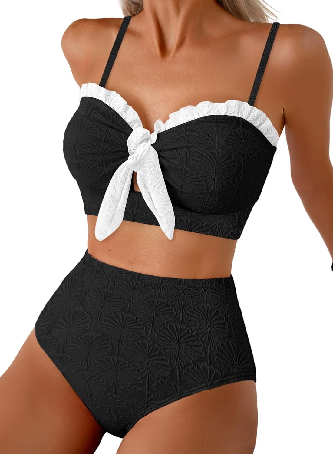 Herseas Seashell Textured Knotted Bikini Set — image 10
