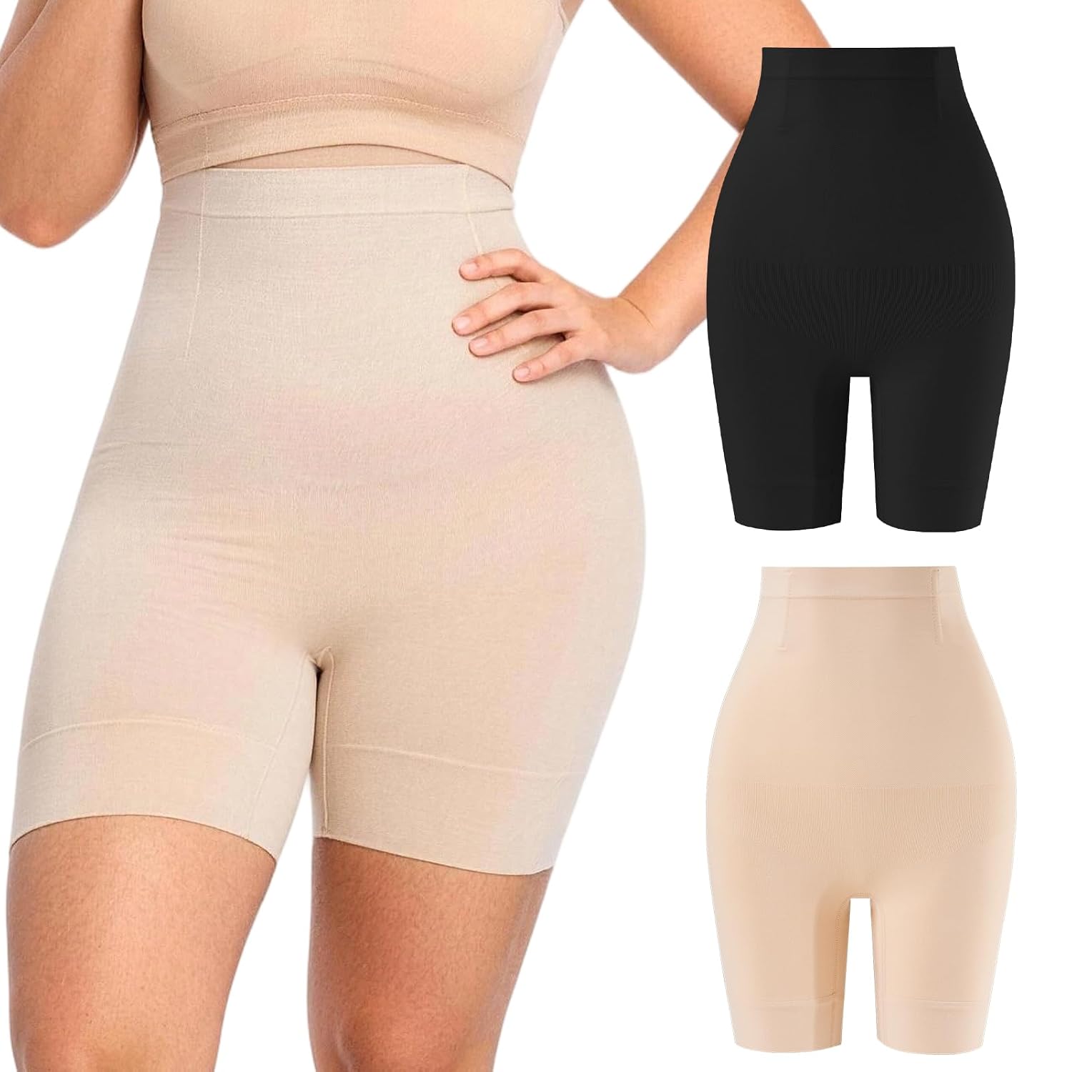 EssElegance High Waisted Shapewear Shorts