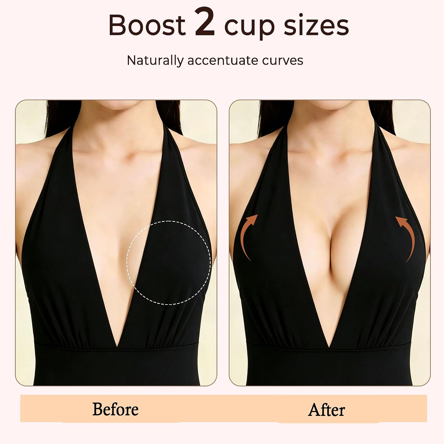 Double Sided Adhesive Push Up Bra Inserts — image 2