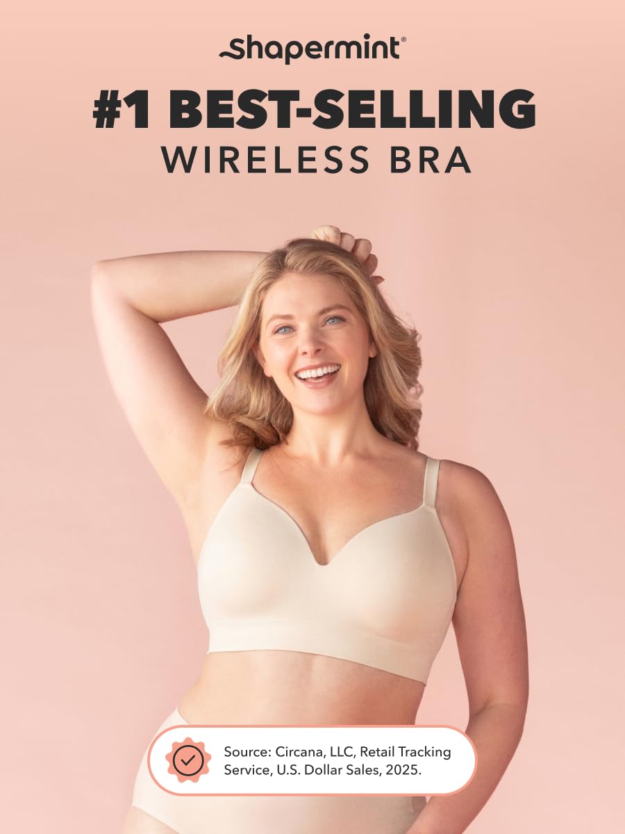 SHAPERMINT Women's Wireless Comfort Support Bra — image 4