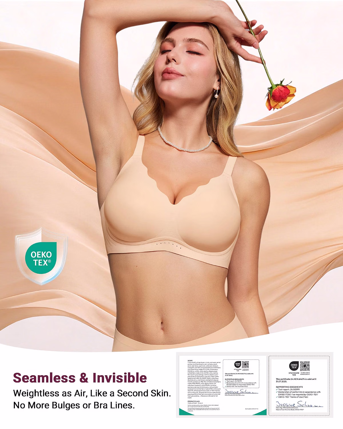 As Fairy Scalloped Wireless T-Shirt Bra — image 5