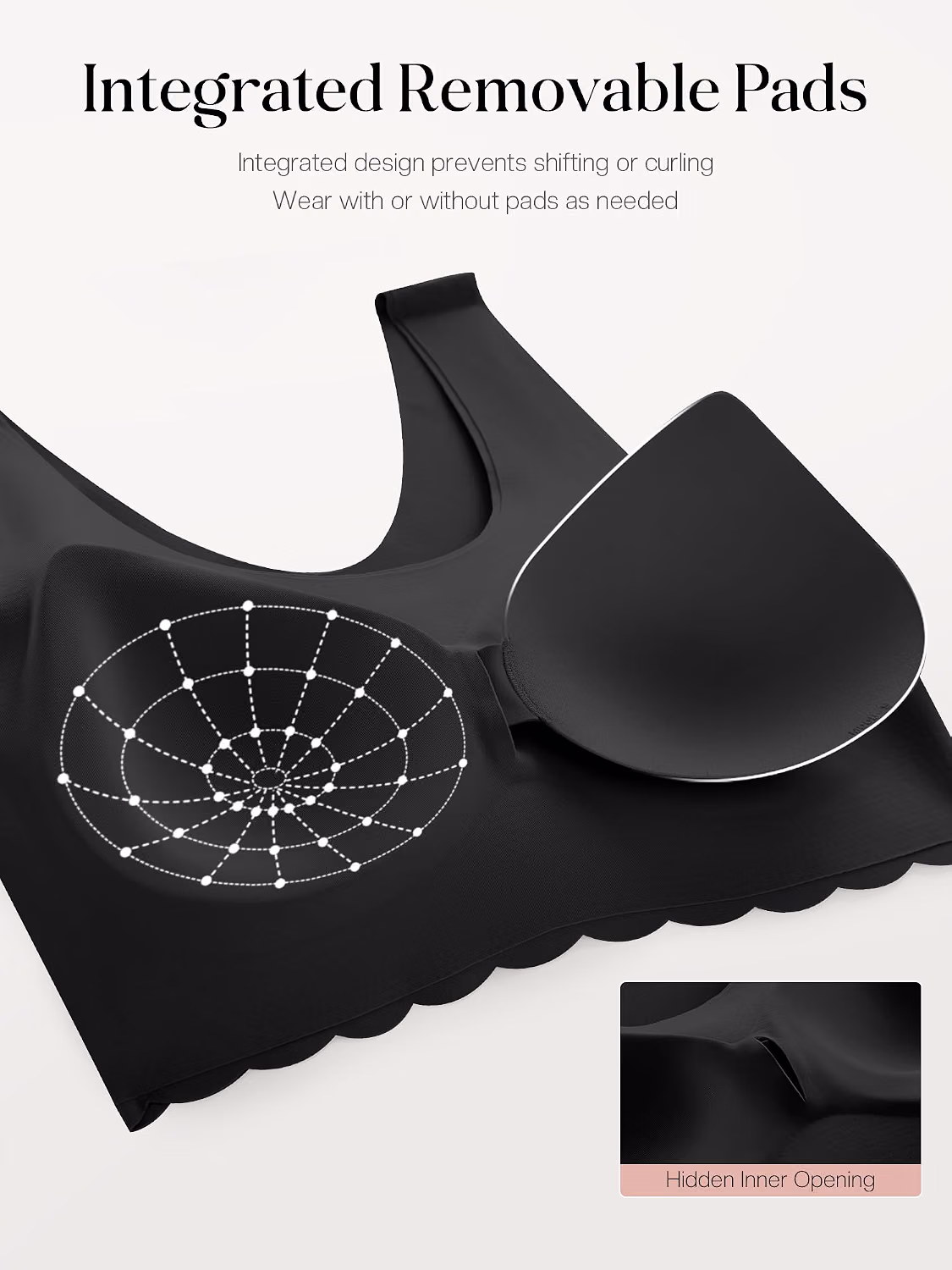 Cuteio Seamless Pullover No Underwire Bra — image 3