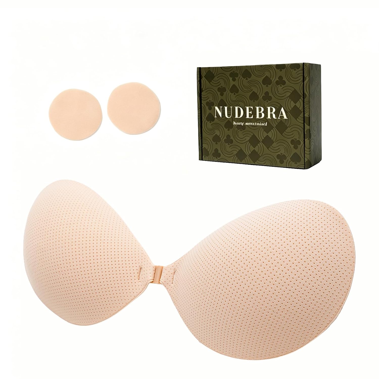 Jcvine Micro-Perforated Adhesive Push Up Strapless Bra — image 2