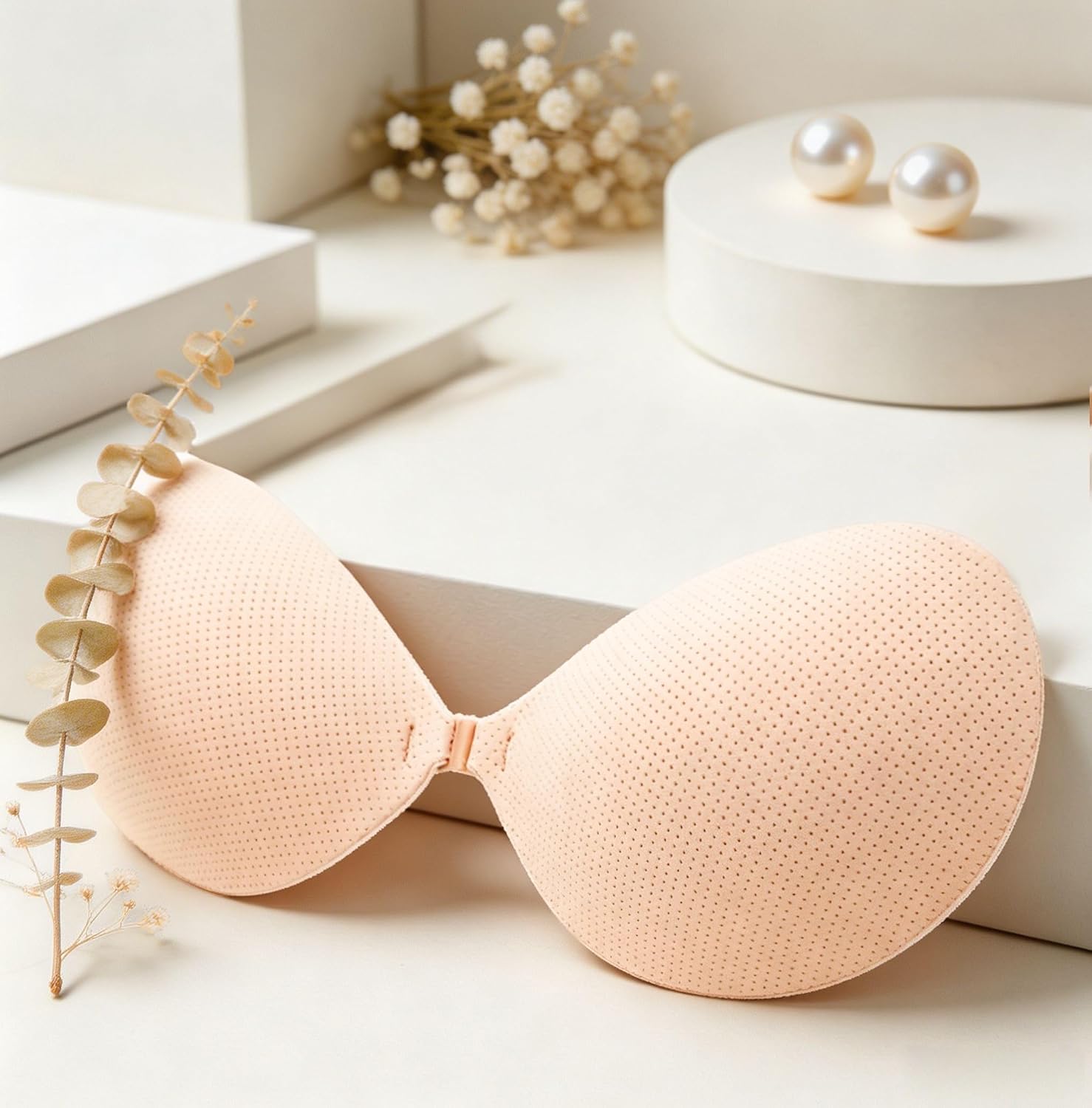 Jcvine Micro-Perforated Adhesive Push Up Strapless Bra — image 8