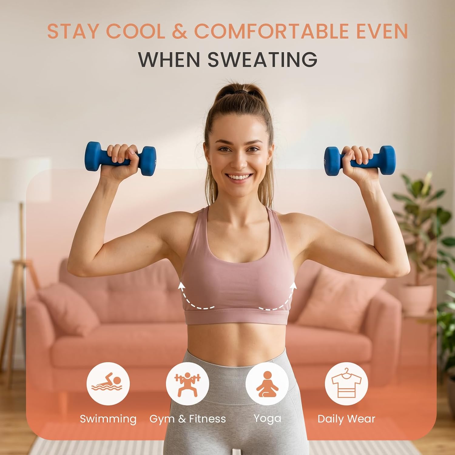 LINSIRON Removable Sports Bra Inserts — image 7