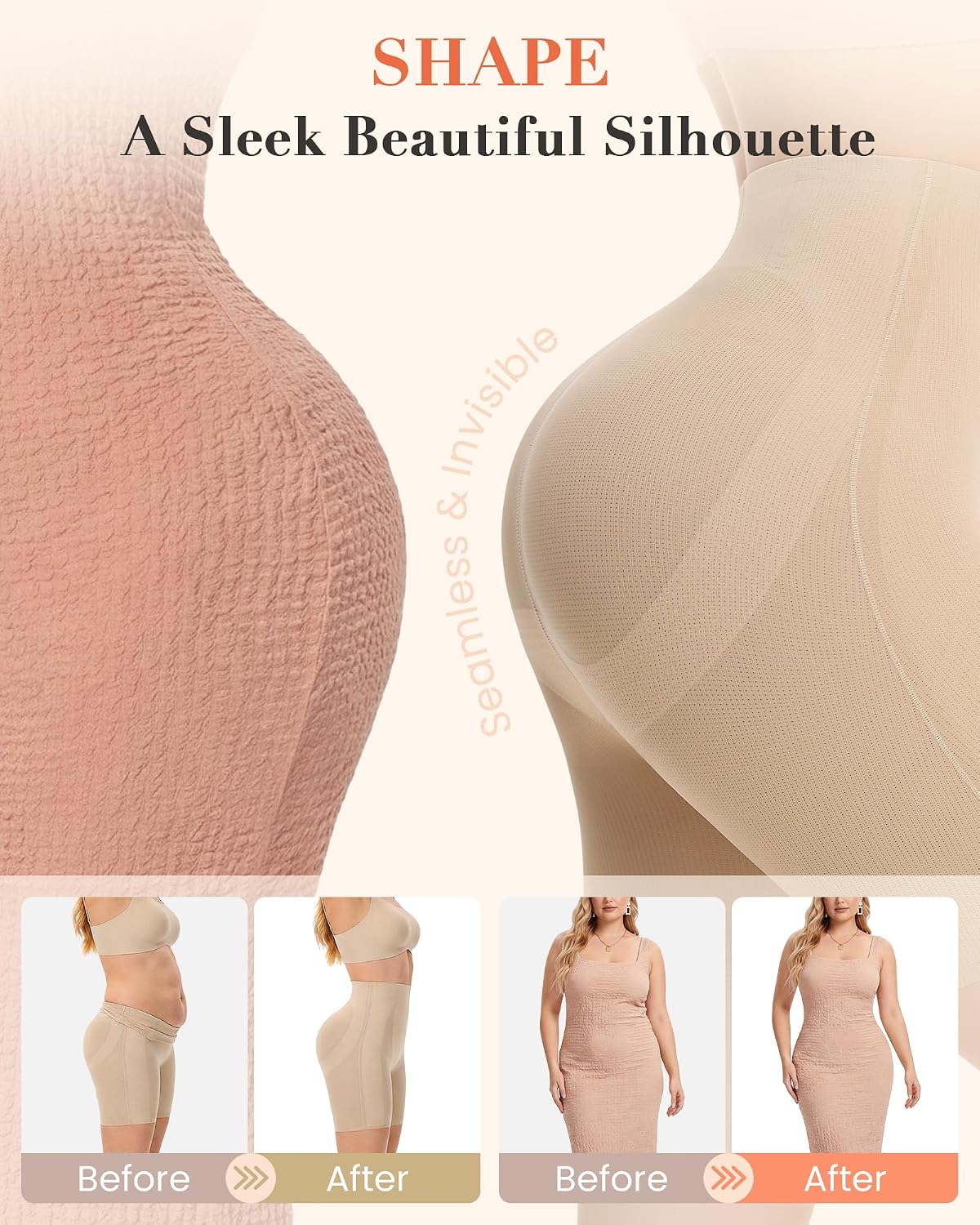 High Waist Tummy Control Shapewear Shorts — image 4