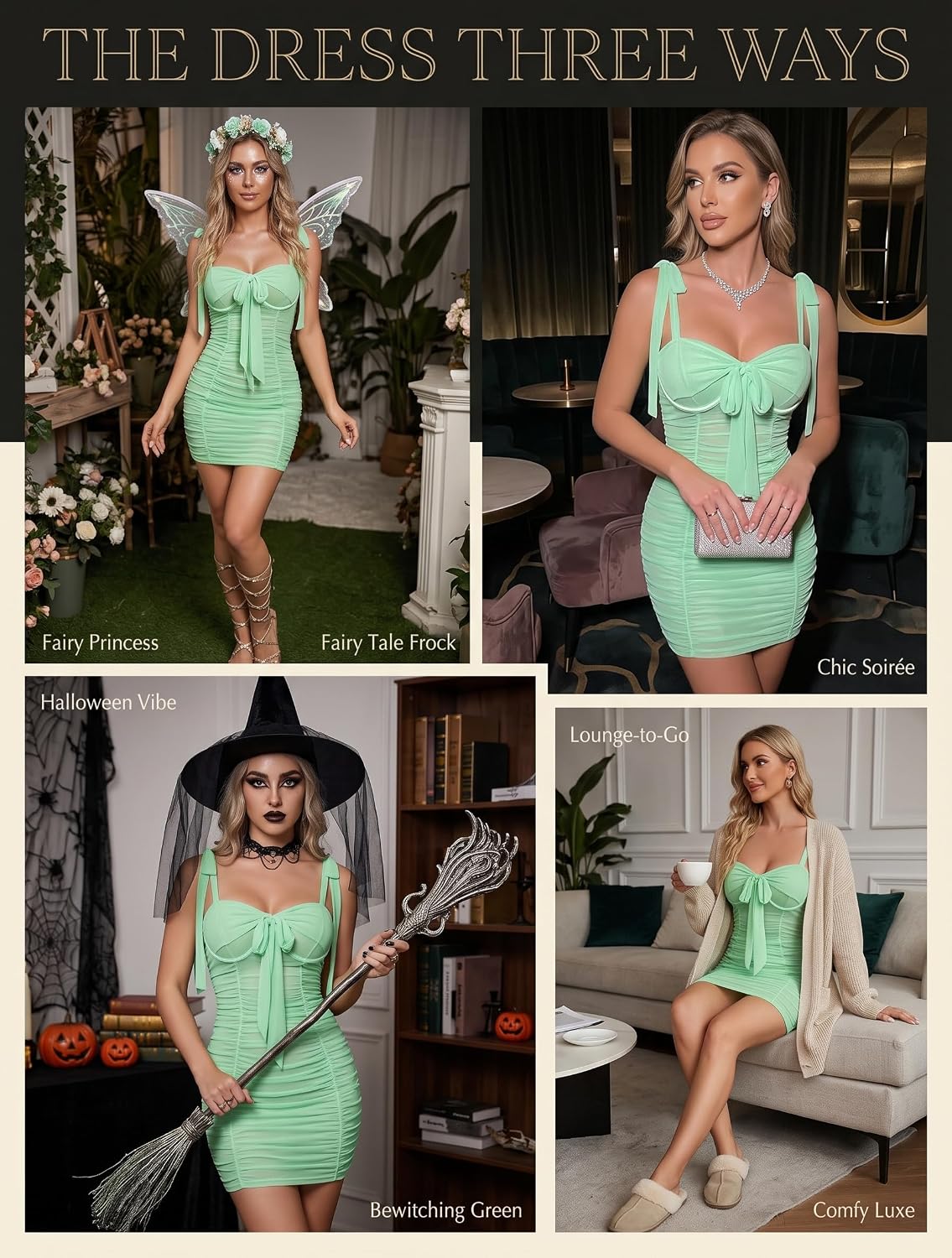 Avidlove Mesh Ruched Bodycon Lingerie Dress — image 2