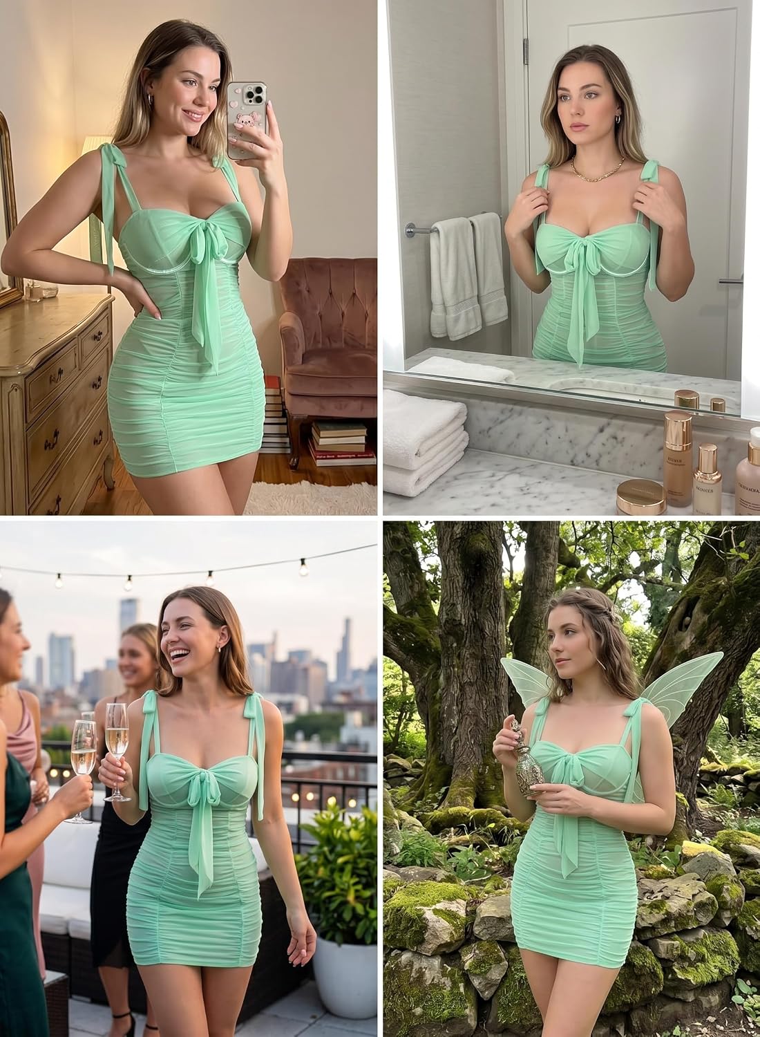 Avidlove Mesh Ruched Bodycon Lingerie Dress — image 5