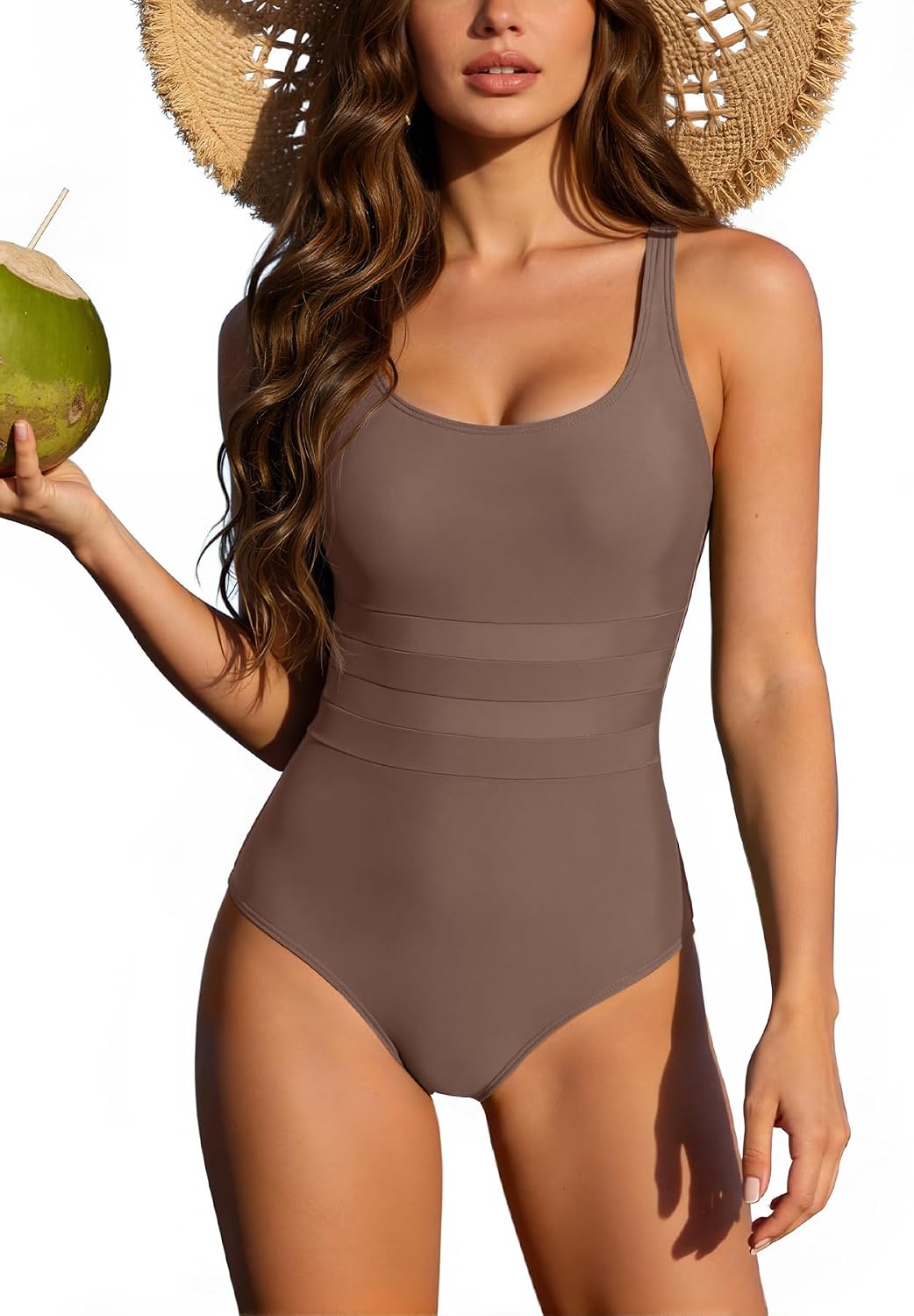 Zando Tummy Control One Piece Swimsuit — image 8