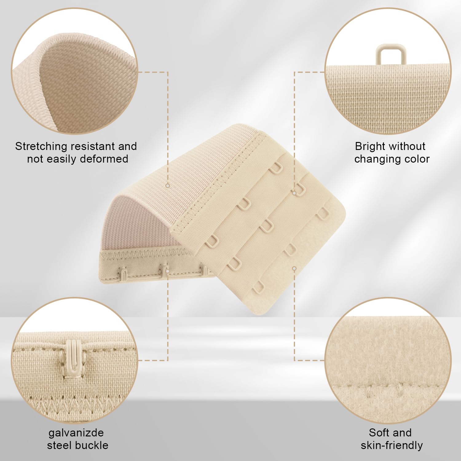 Meliya 3 Hook Bra Extender Strap — image 2