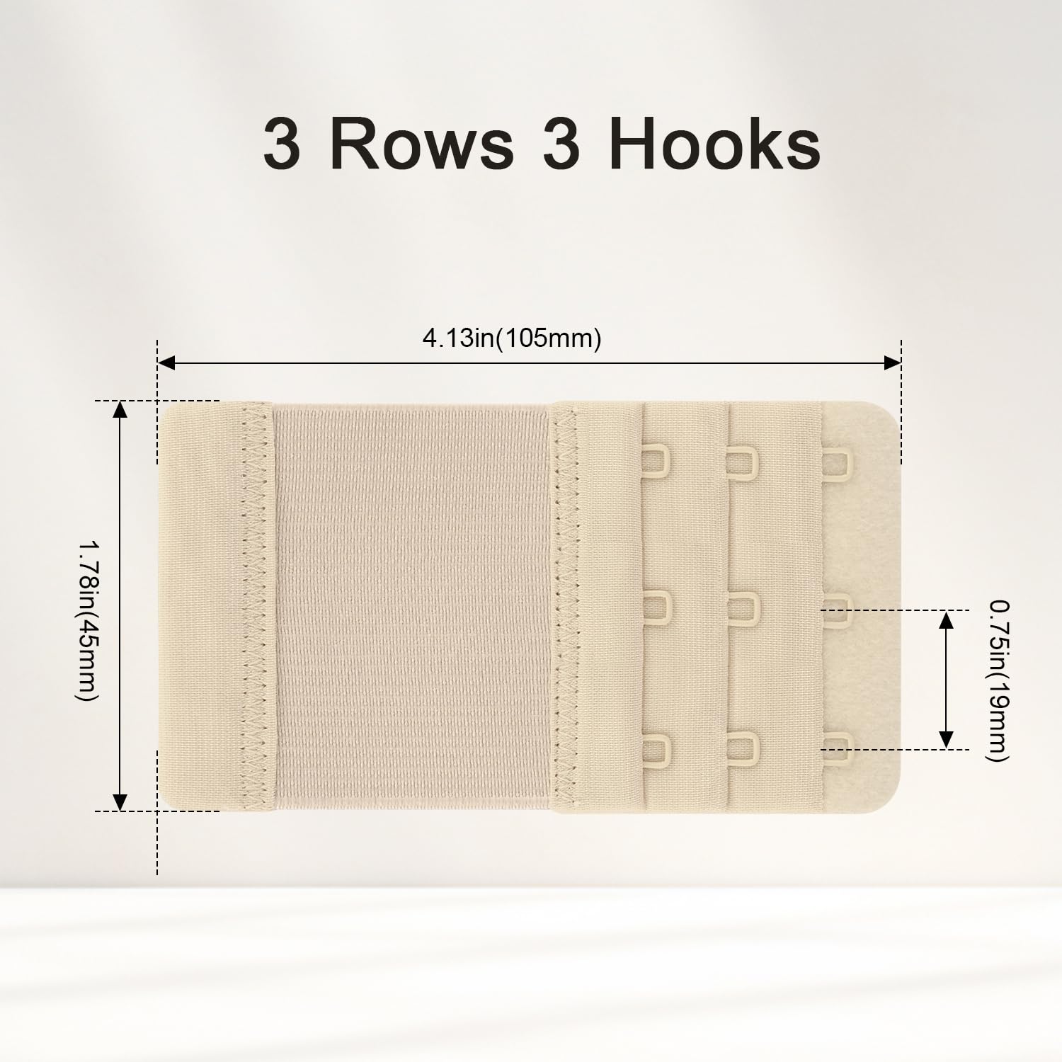 Meliya 3 Hook Bra Extender Strap — image 3