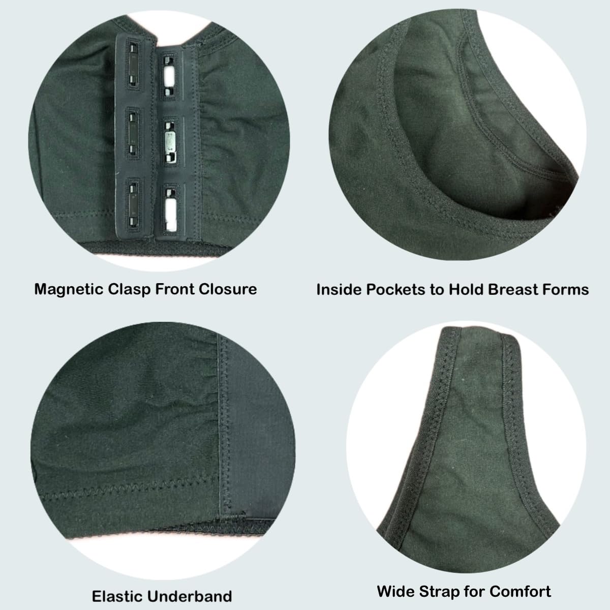 Alessandra B Magnetic Front Closure Adaptive Bra — image 3