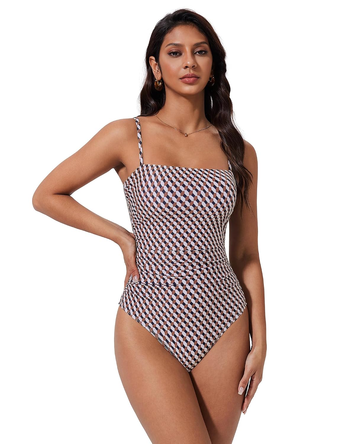 SUUKSESS Square Neck Tummy Control Swimsuit — image 4