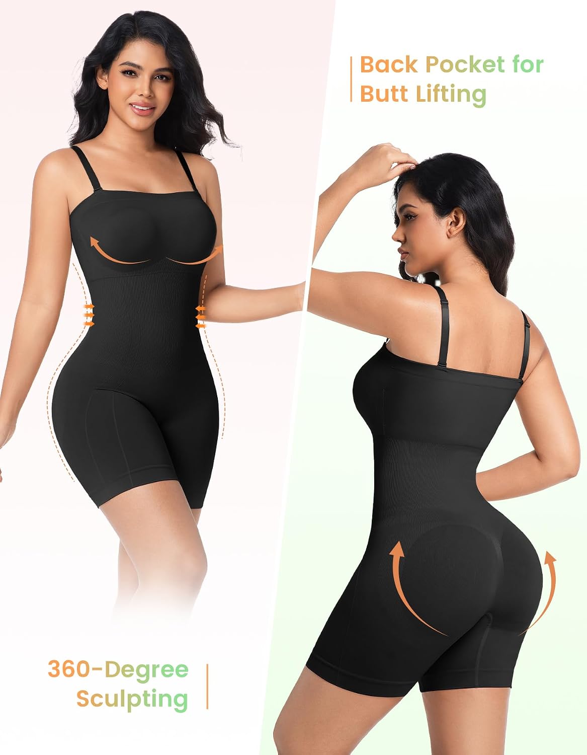 SIMIYA Seamless Shapewear Bodysuit with Built-in Bra — image 3