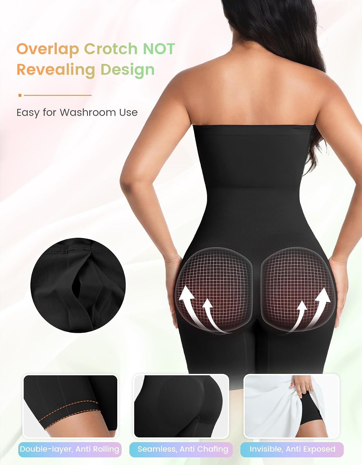 SIMIYA Seamless Shapewear Bodysuit with Built-in Bra — image 4
