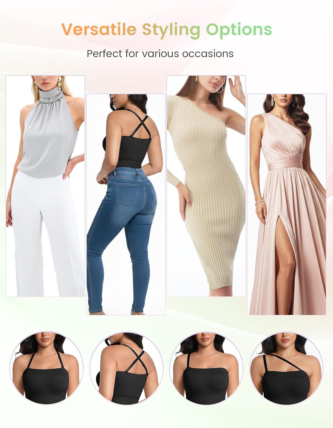 SIMIYA Seamless Shapewear Bodysuit with Built-in Bra — image 5