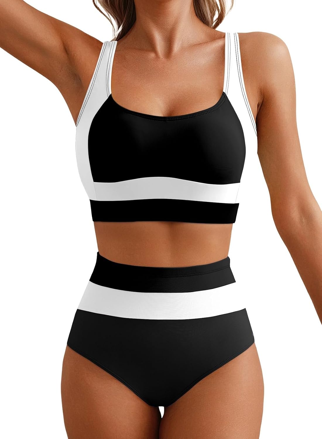 Herseas Women's High Waisted Bikini Set