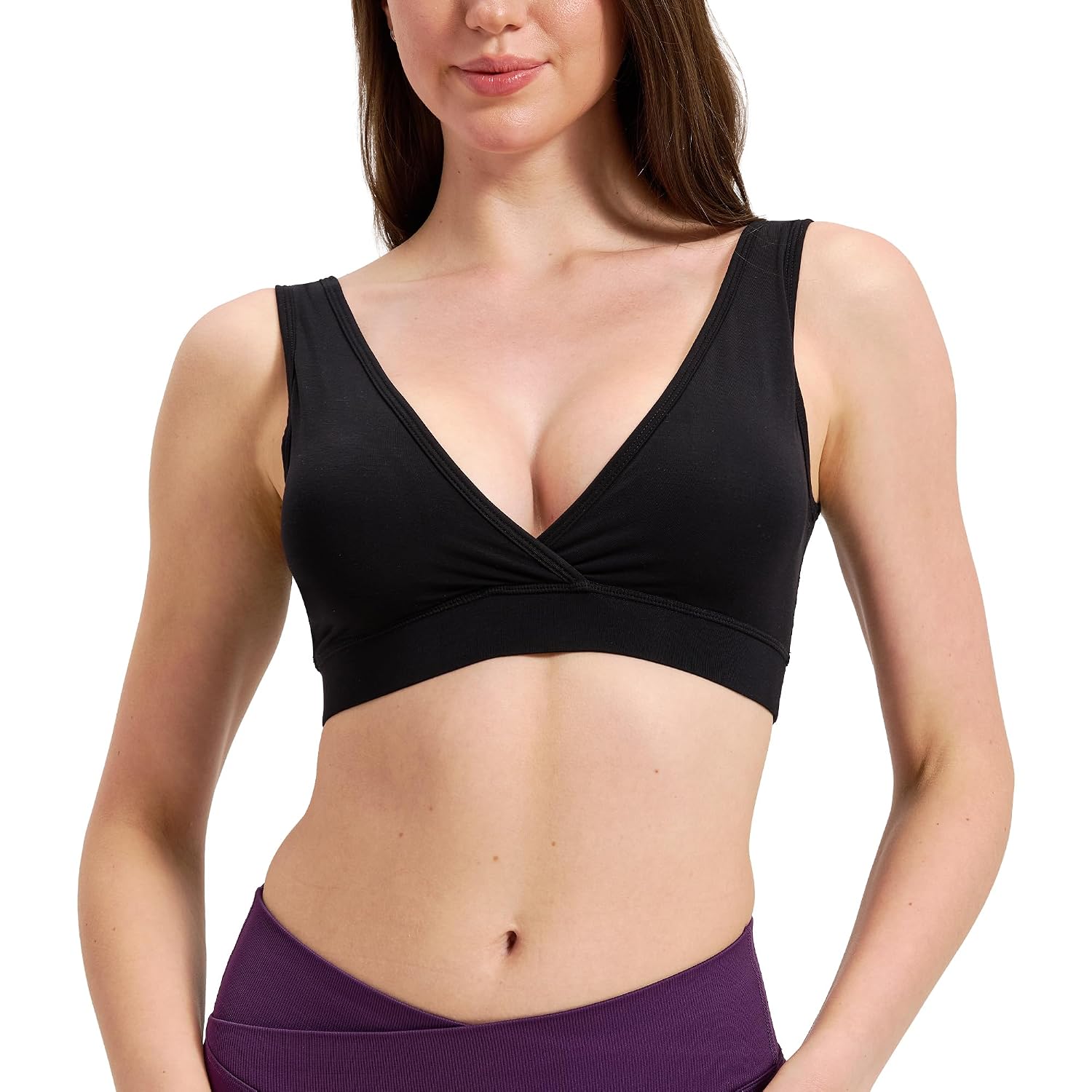 Padded Bamboo Viscose Nursing Sleep Bra