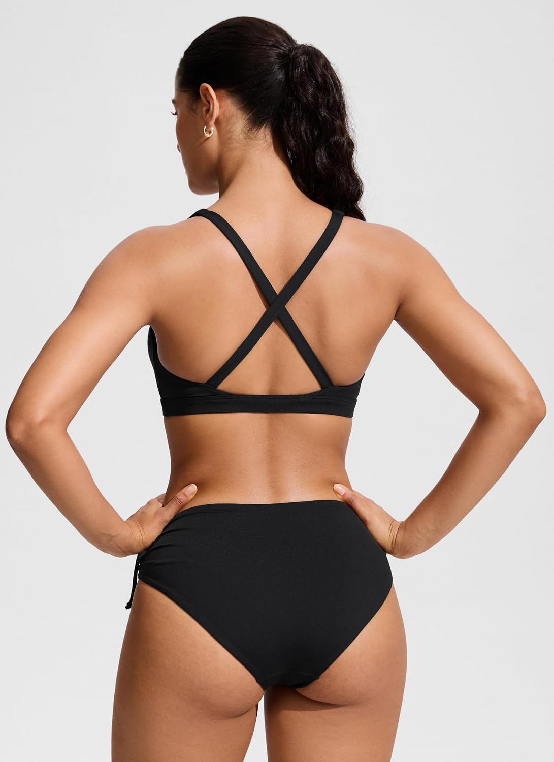 CRZ YOGA Twist Front Cut Out Bikini Top — image 2