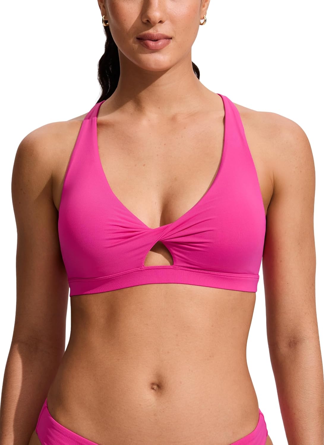 CRZ YOGA Twist Front Cut Out Bikini Top — image 6