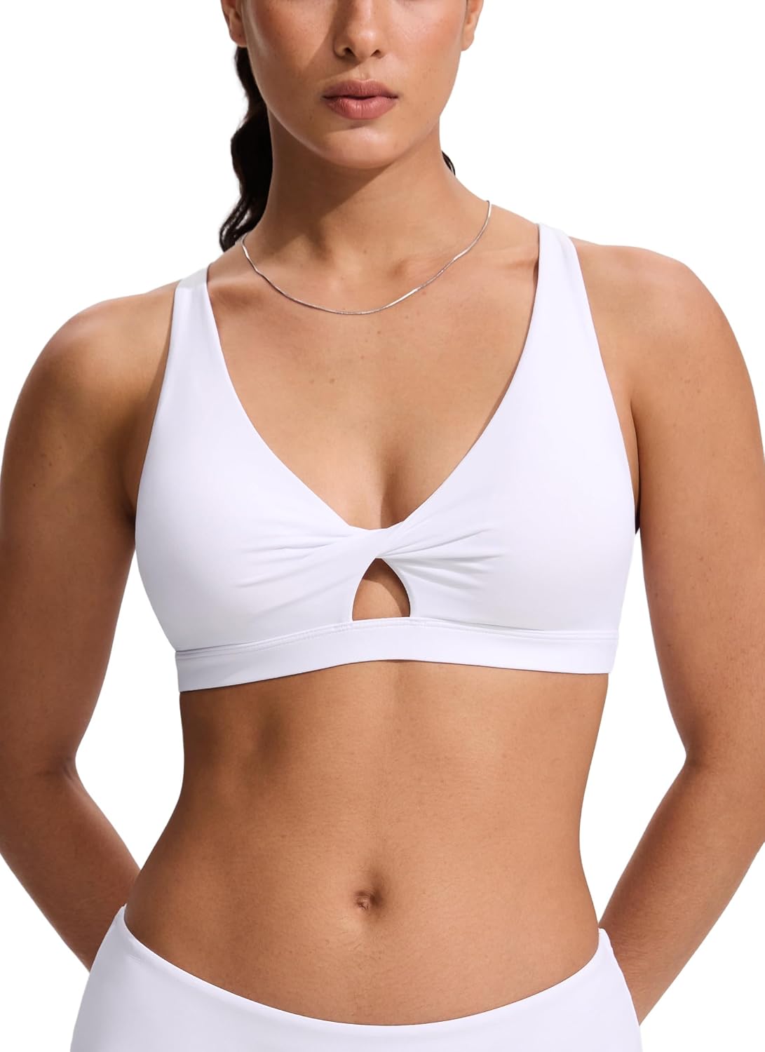 CRZ YOGA Twist Front Cut Out Bikini Top — image 7