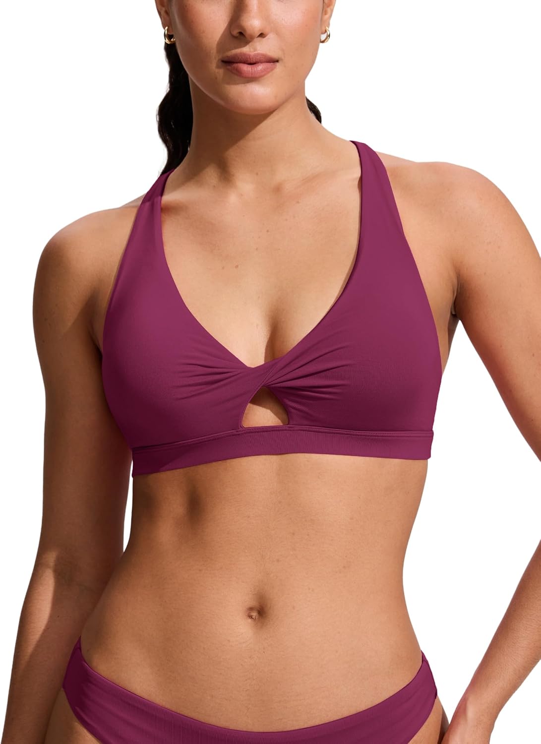 CRZ YOGA Twist Front Cut Out Bikini Top — image 9