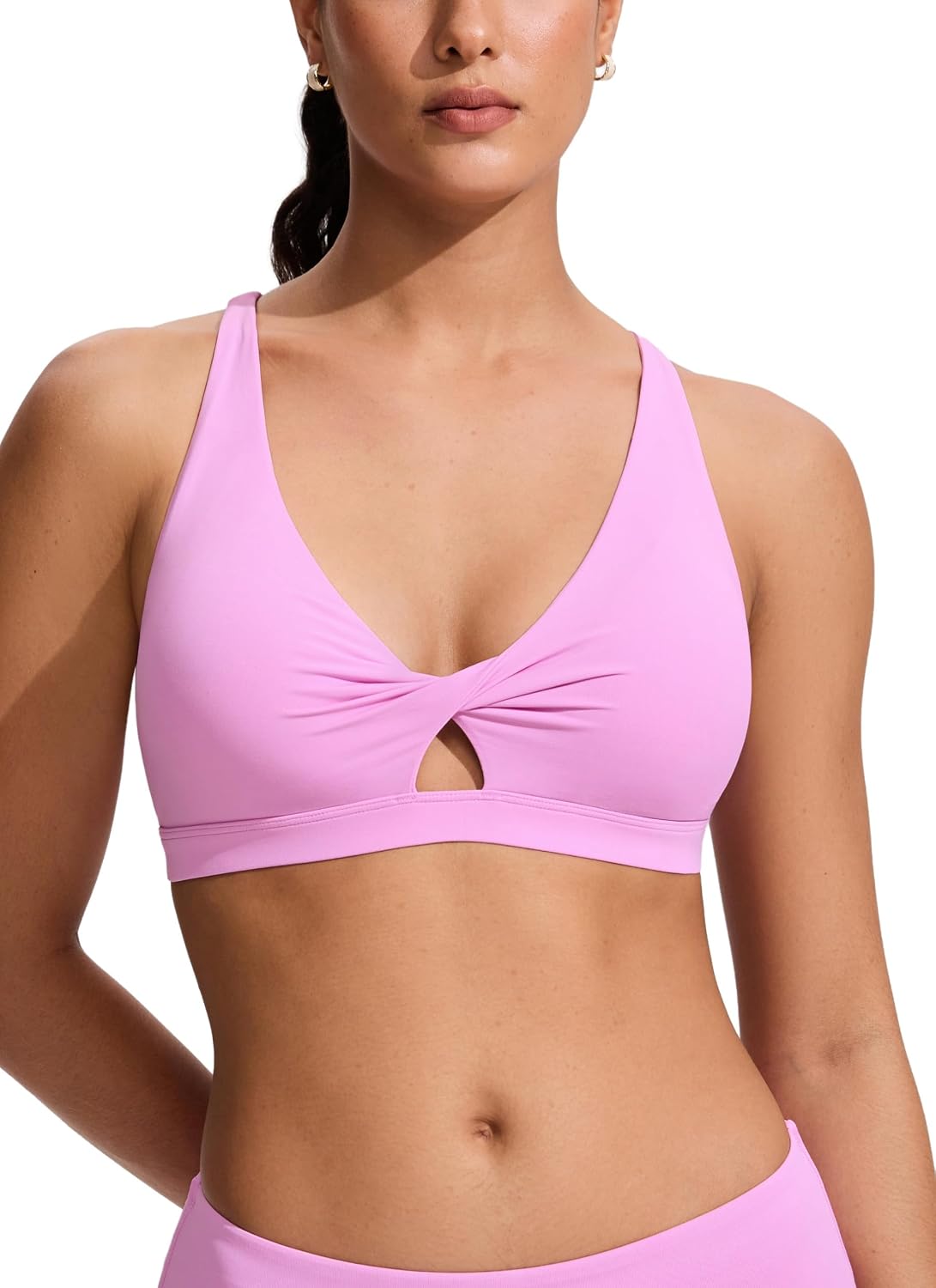 CRZ YOGA Twist Front Cut Out Bikini Top — image 10