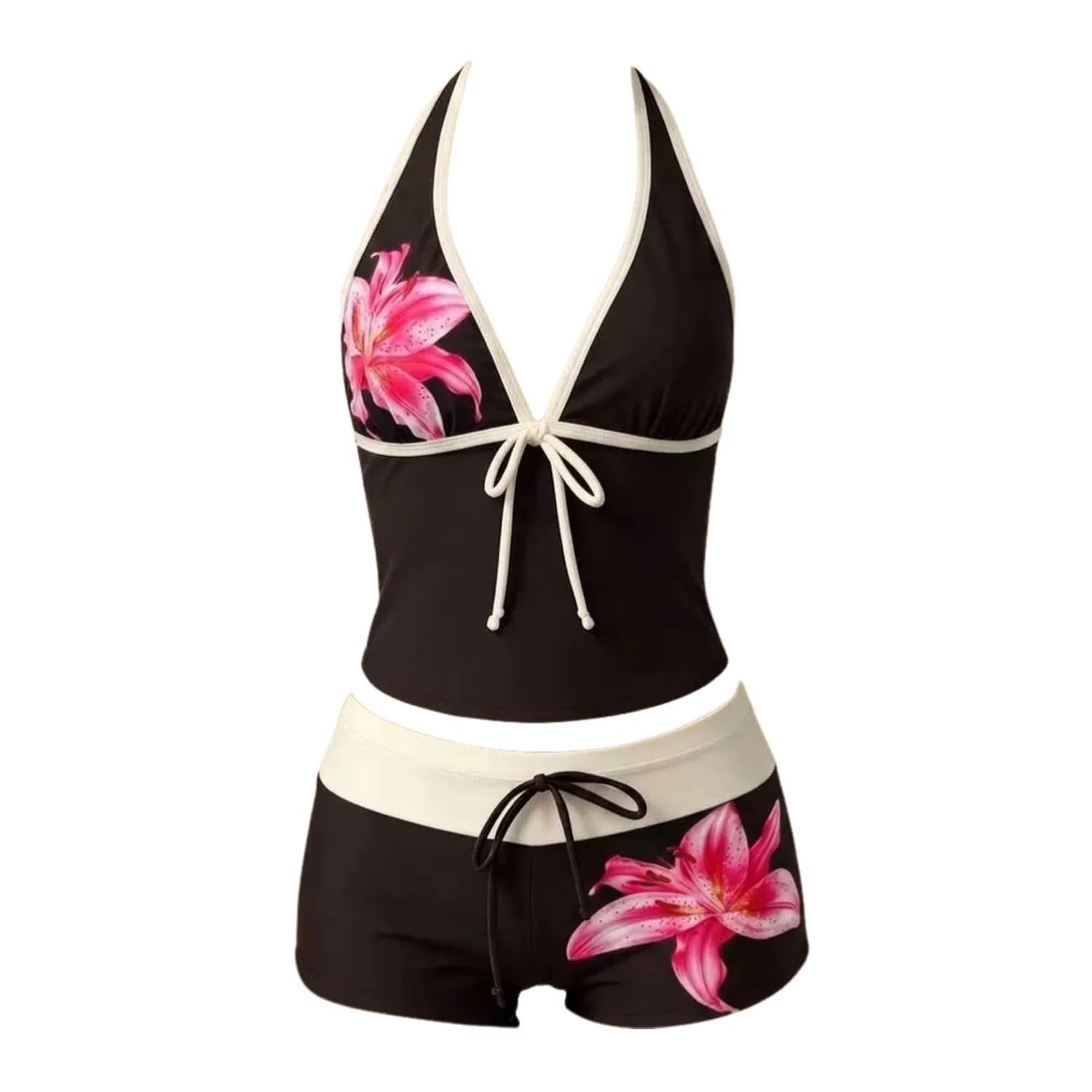 YELLOOP Polka Dot Halter Bikini Set — image 8
