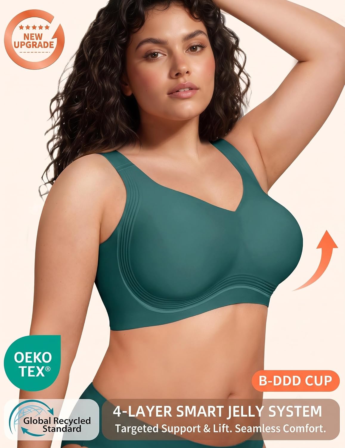 Women's PoseFree Wireless Full Coverage Jelly Bra — image 2