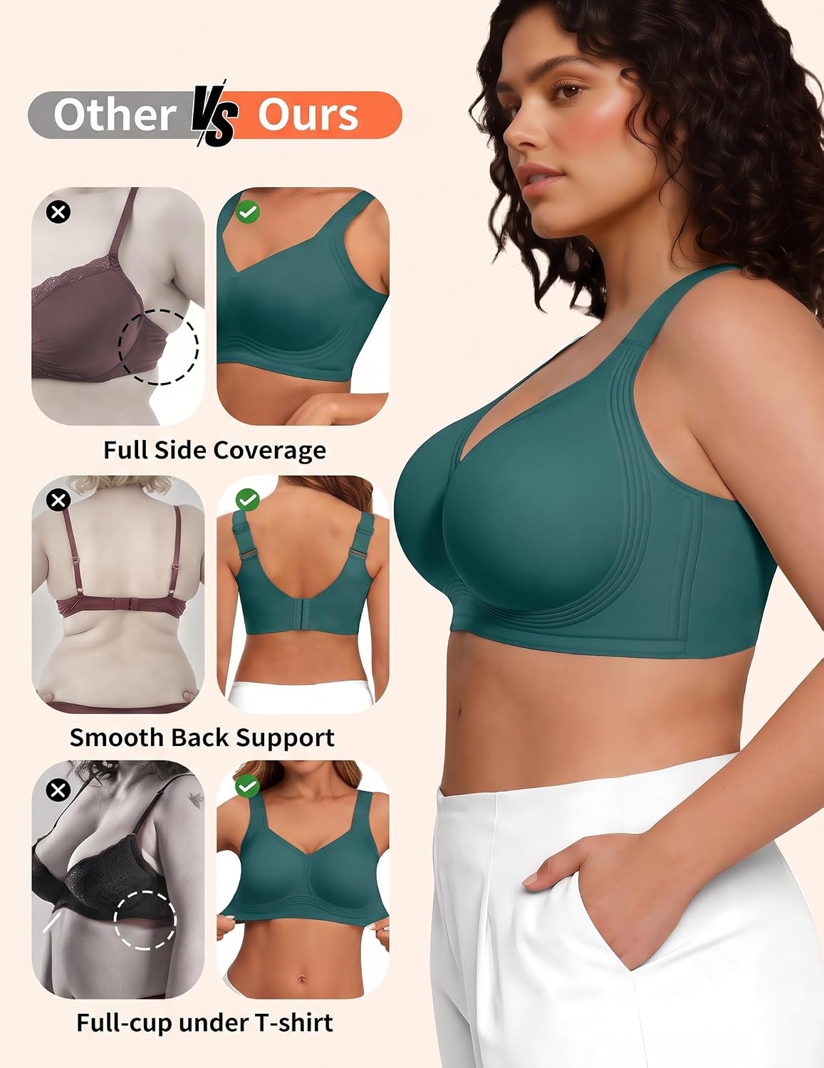 Women's PoseFree Wireless Full Coverage Jelly Bra — image 5