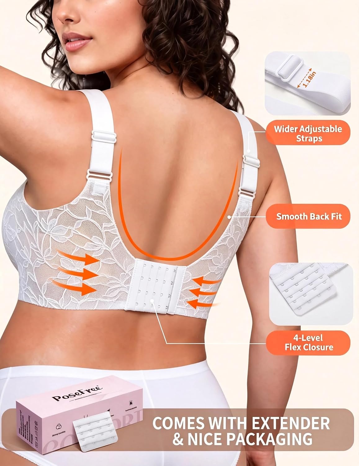 PoseFree Jelly Bra No Underwire Comfort — image 3