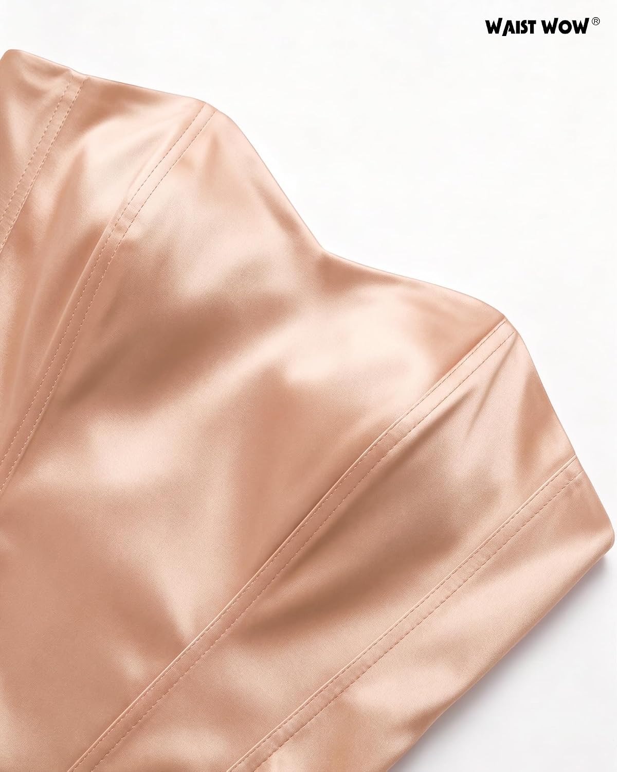 Waist Wow Strapless Satin Corset Top — image 5