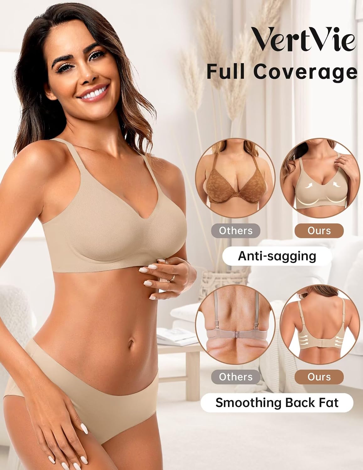 Vertvie Women Seamless Wireless Jelly Bra — image 3
