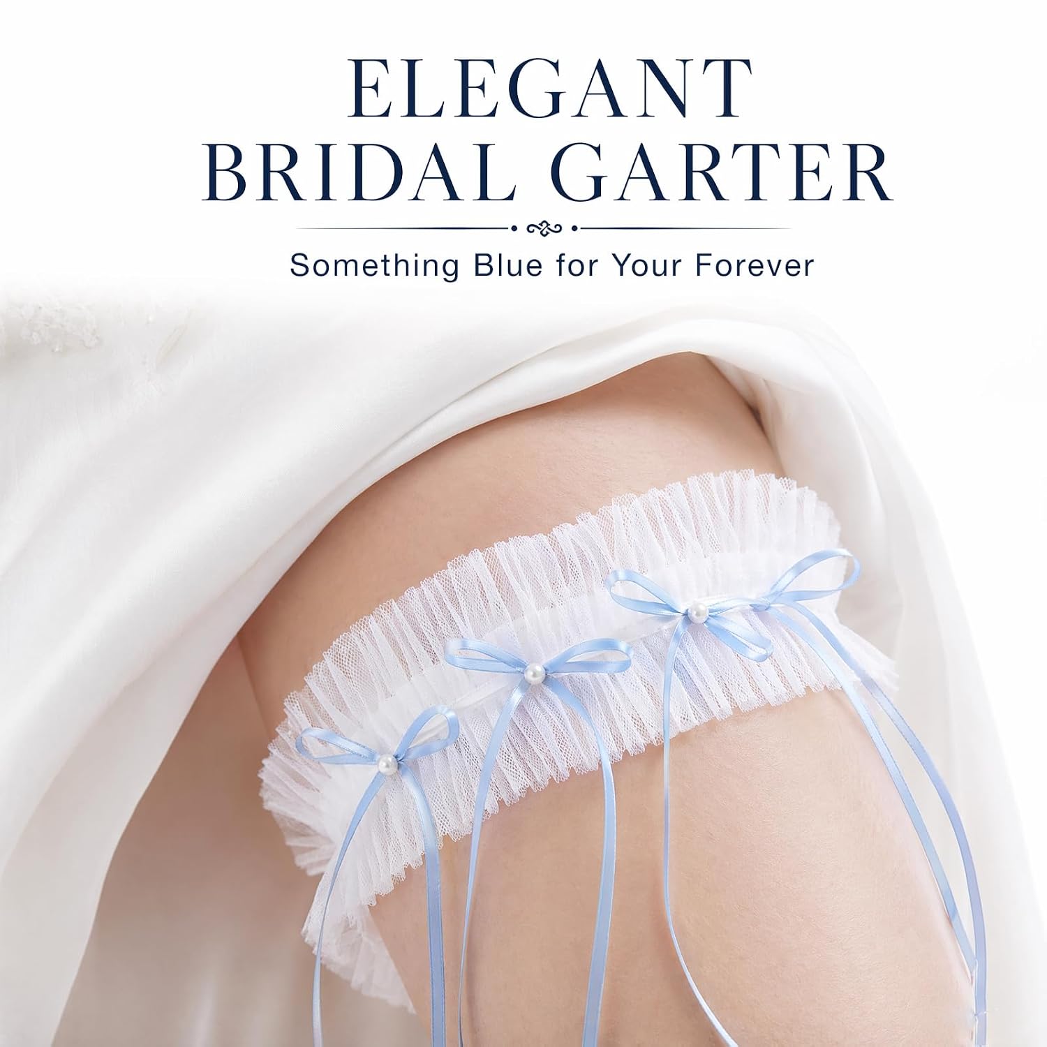 Glowity Bridal Garter Set Lace Floral — image 5