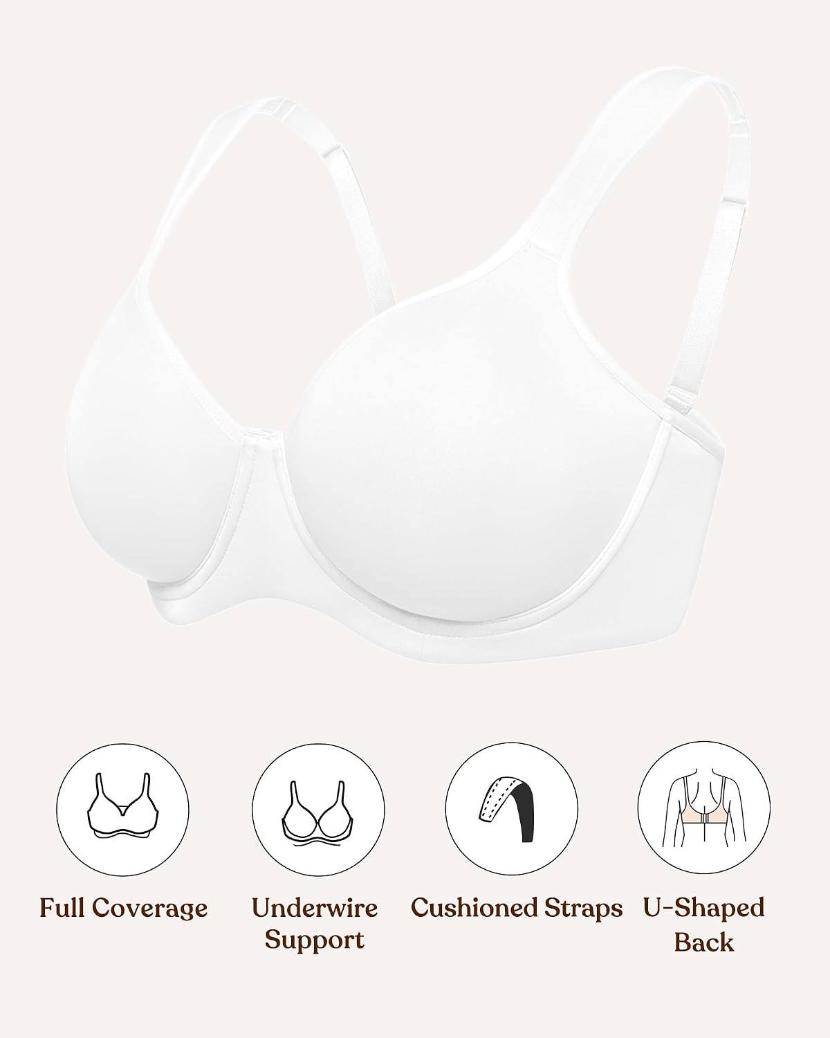 HSIA Minimizer Full Coverage T-Shirt Bra — image 6