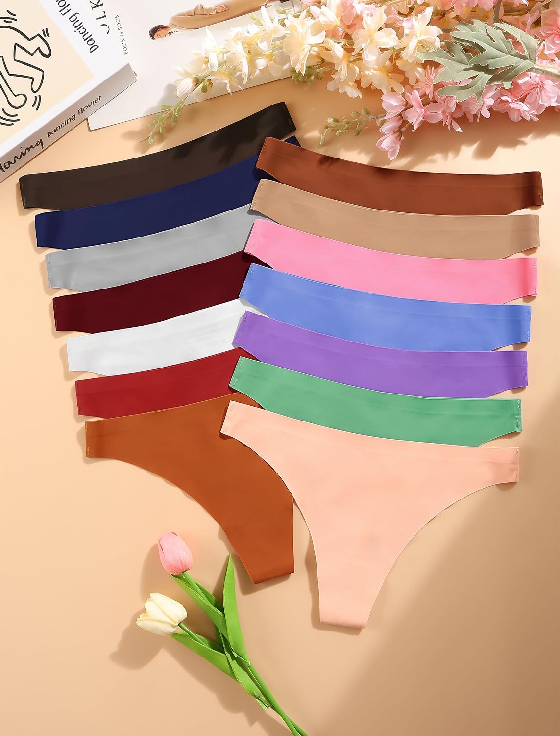 JUYINA Seamless Thong 10-Pack for Women — image 2
