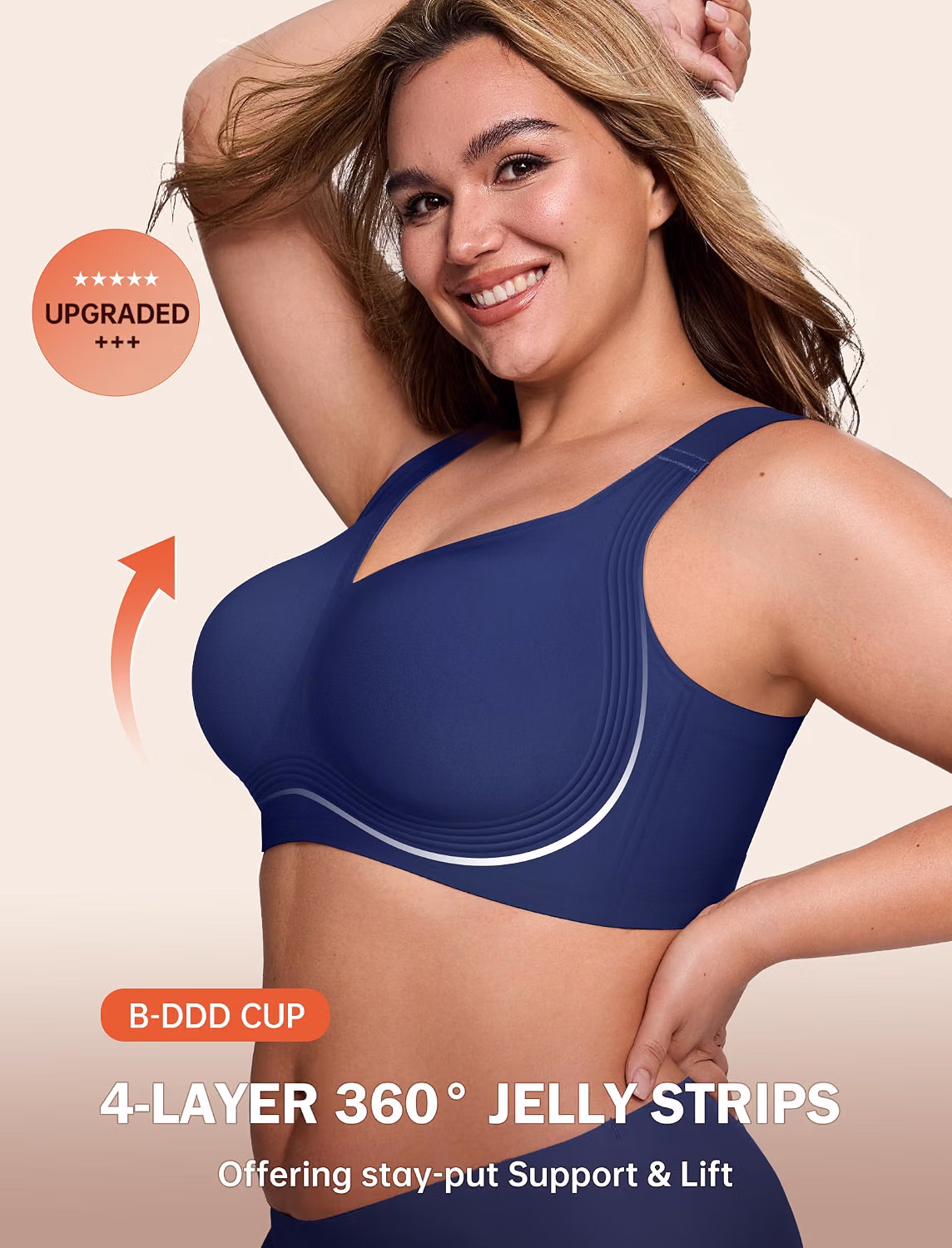 LetsJoli Jelly No Underwire Push Up Bra — image 2