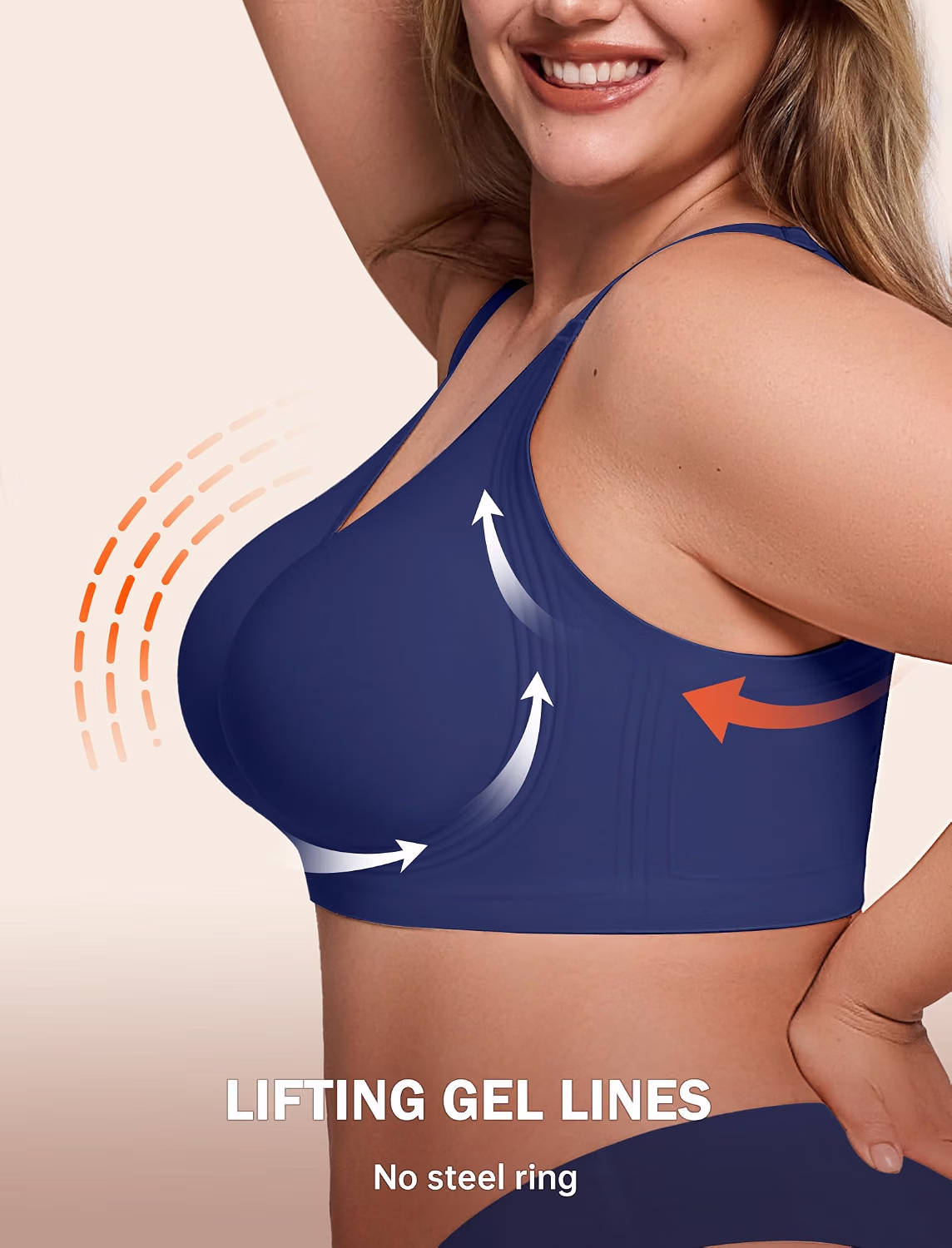 LetsJoli Jelly No Underwire Push Up Bra — image 5