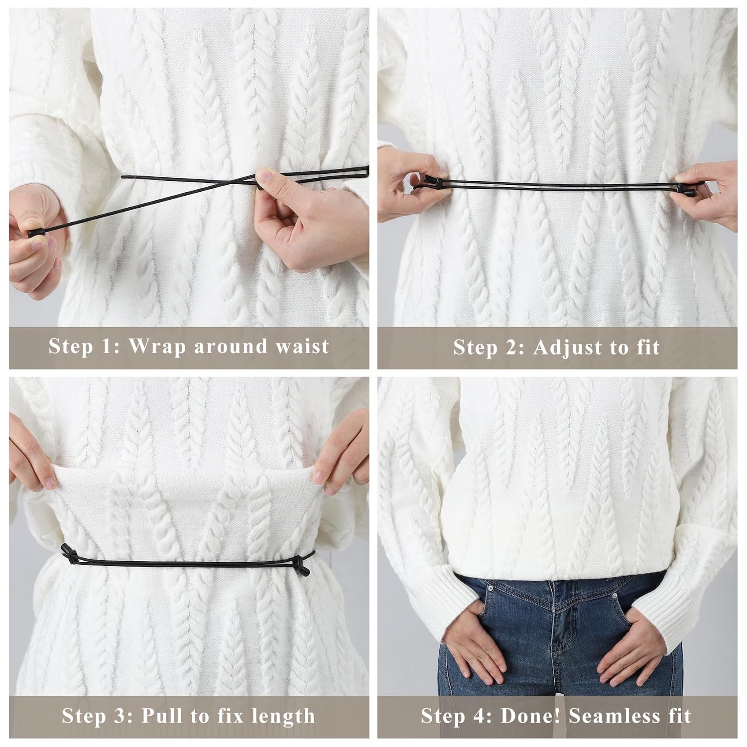 XZQTIVE Invisible Elastic Waist Tuck Band — image 4