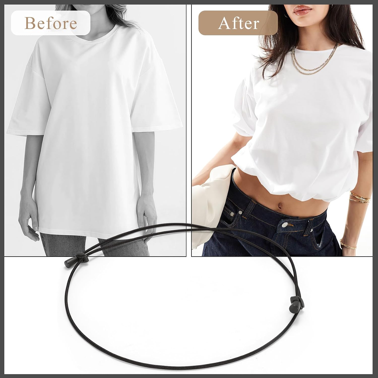 XZQTIVE Invisible Elastic Waist Tuck Band — image 5