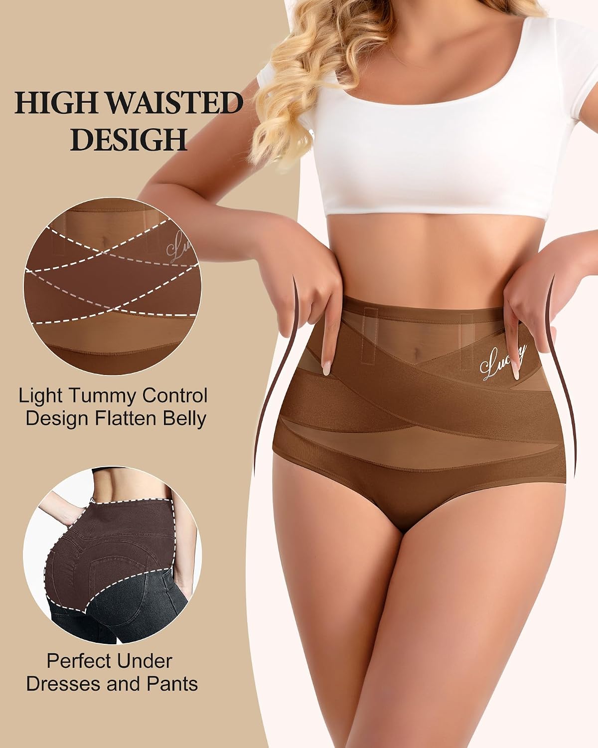 MIOTAN High Waisted Tummy Control Shapewear Pack — image 2