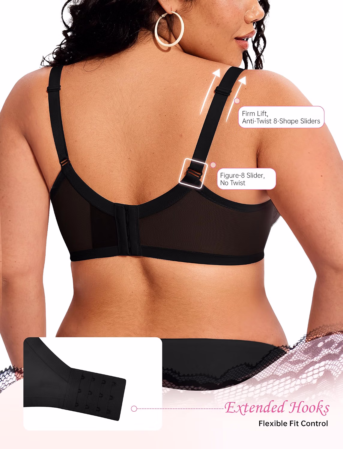 ProKloud Full Coverage Minimizer Push Up Bra — image 3