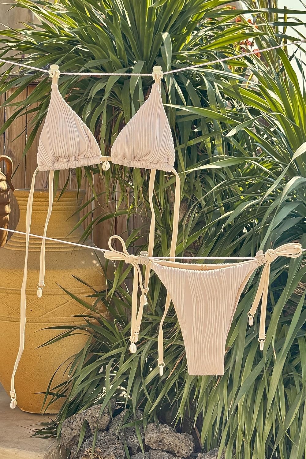 Herseas Textured Bikini Set Swimsuit — image 4