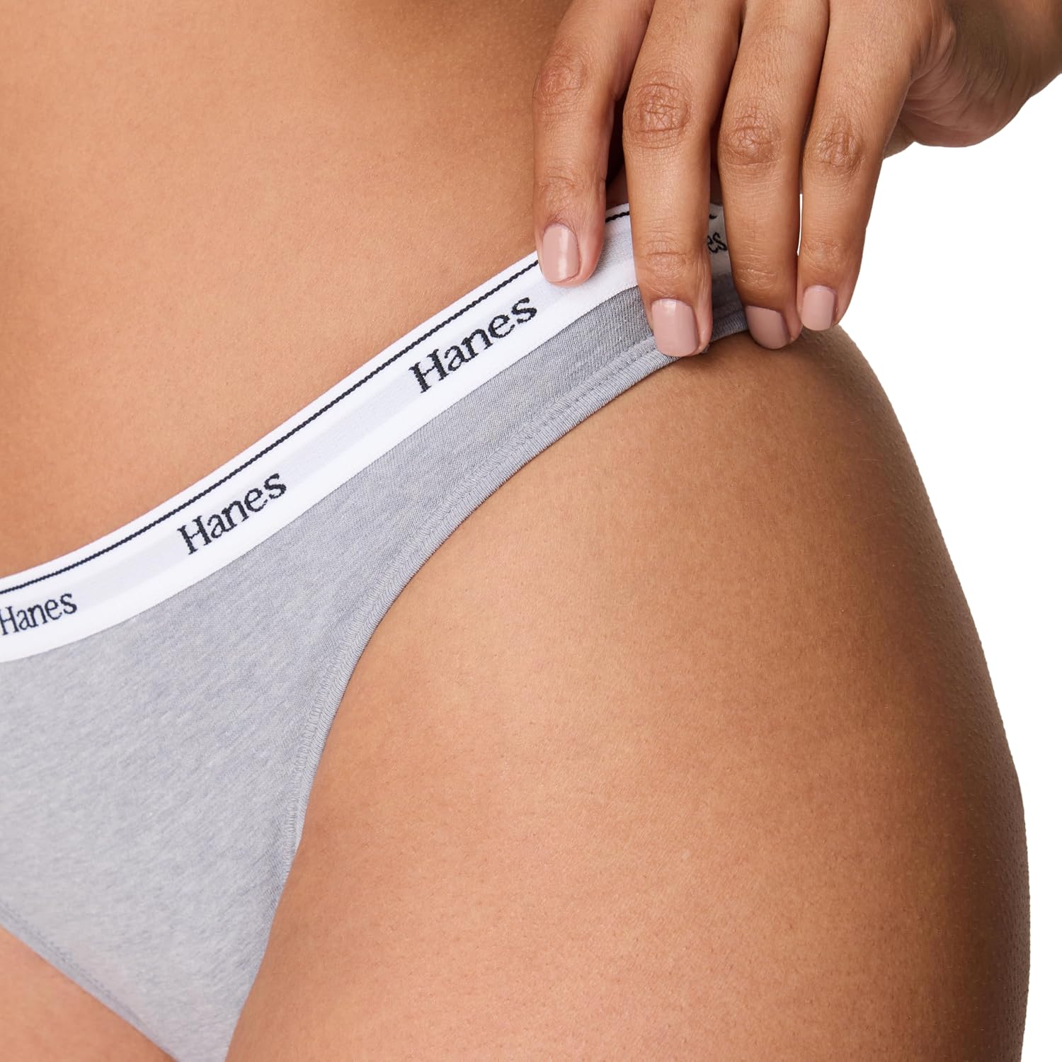 Hanes Cotton-Stretch Thong Panties 7-Pack — image 3