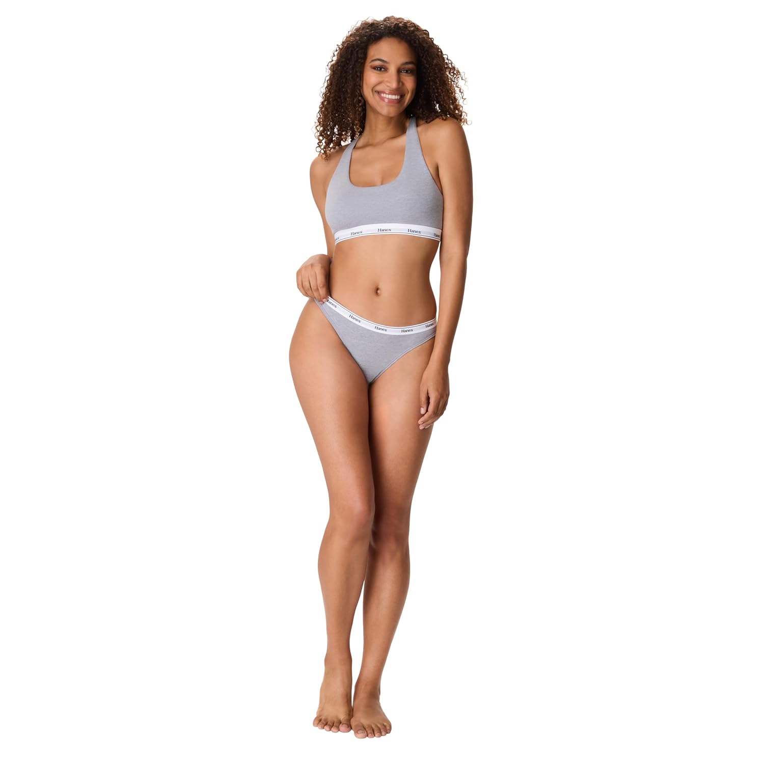 Hanes Cotton-Stretch Thong Panties 7-Pack — image 4